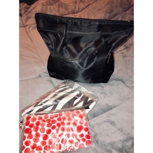 Black & Animal Print Tote Bag